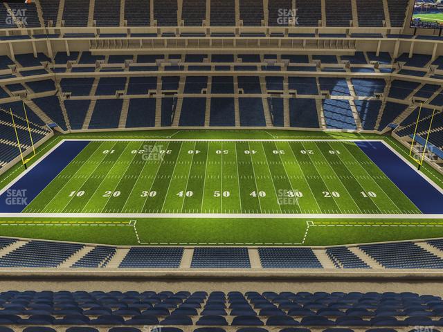 Seating view for Lucas Oil Stadium Section 640