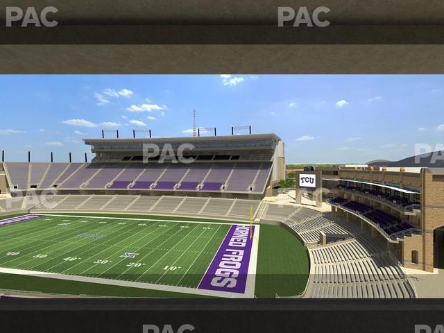 Seating view for Amon G. Carter Stadium Section Champions Suite 1