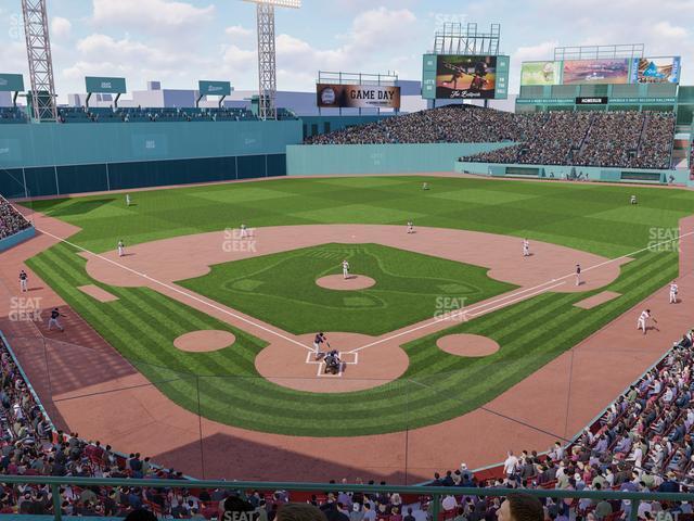 Seating view for Fenway Park Section Dell Technologies Club 3