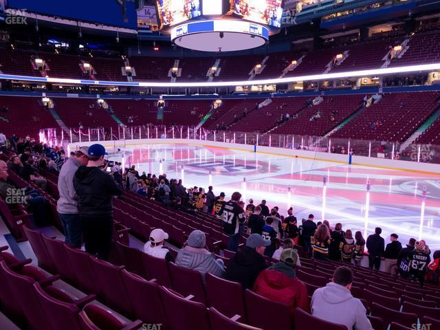 Seating view for Rogers Arena Section 115