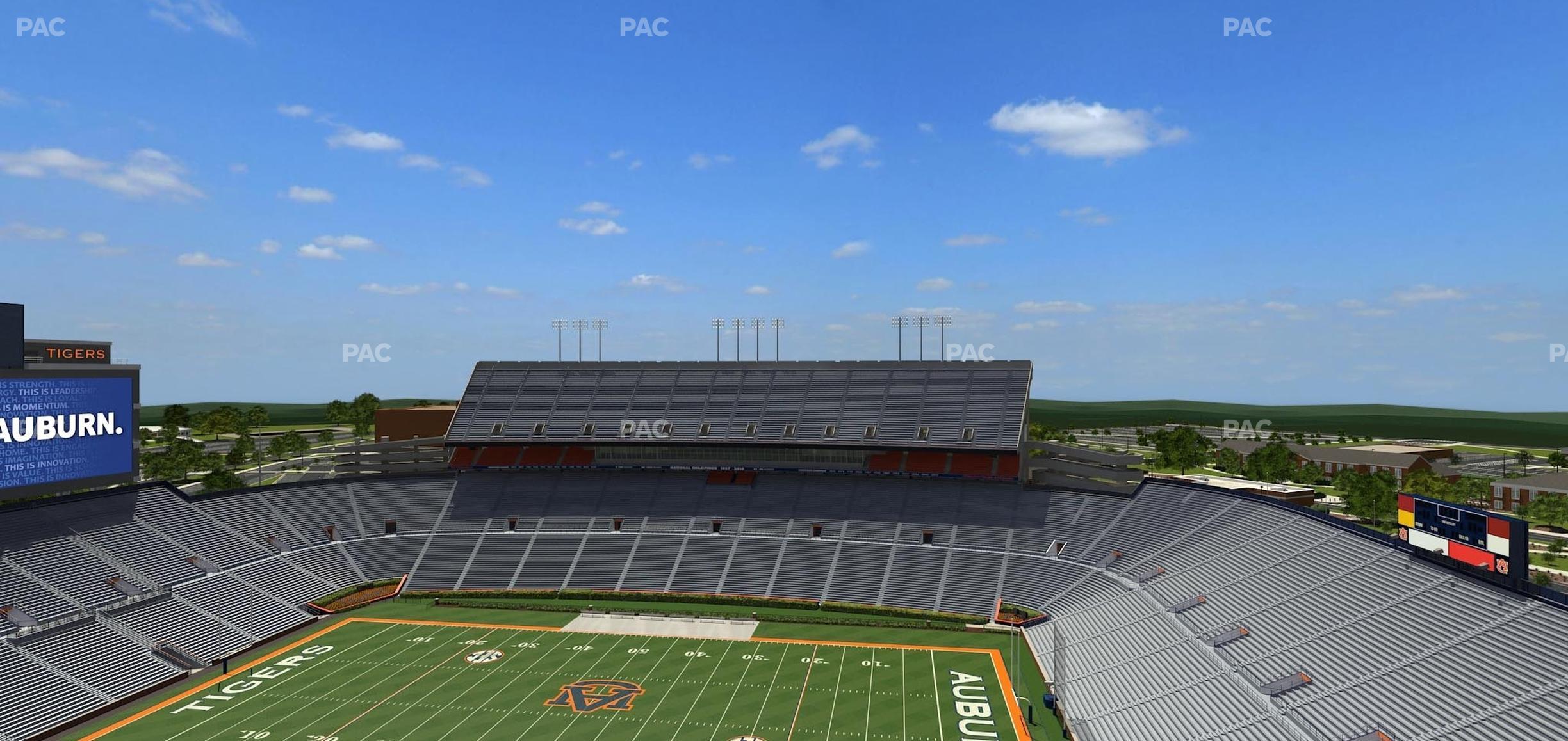 Seating view for Jordan-Hare Stadium Section 110