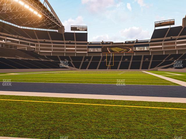 Seating view for Lumen Field Section Red Zone Suite 4