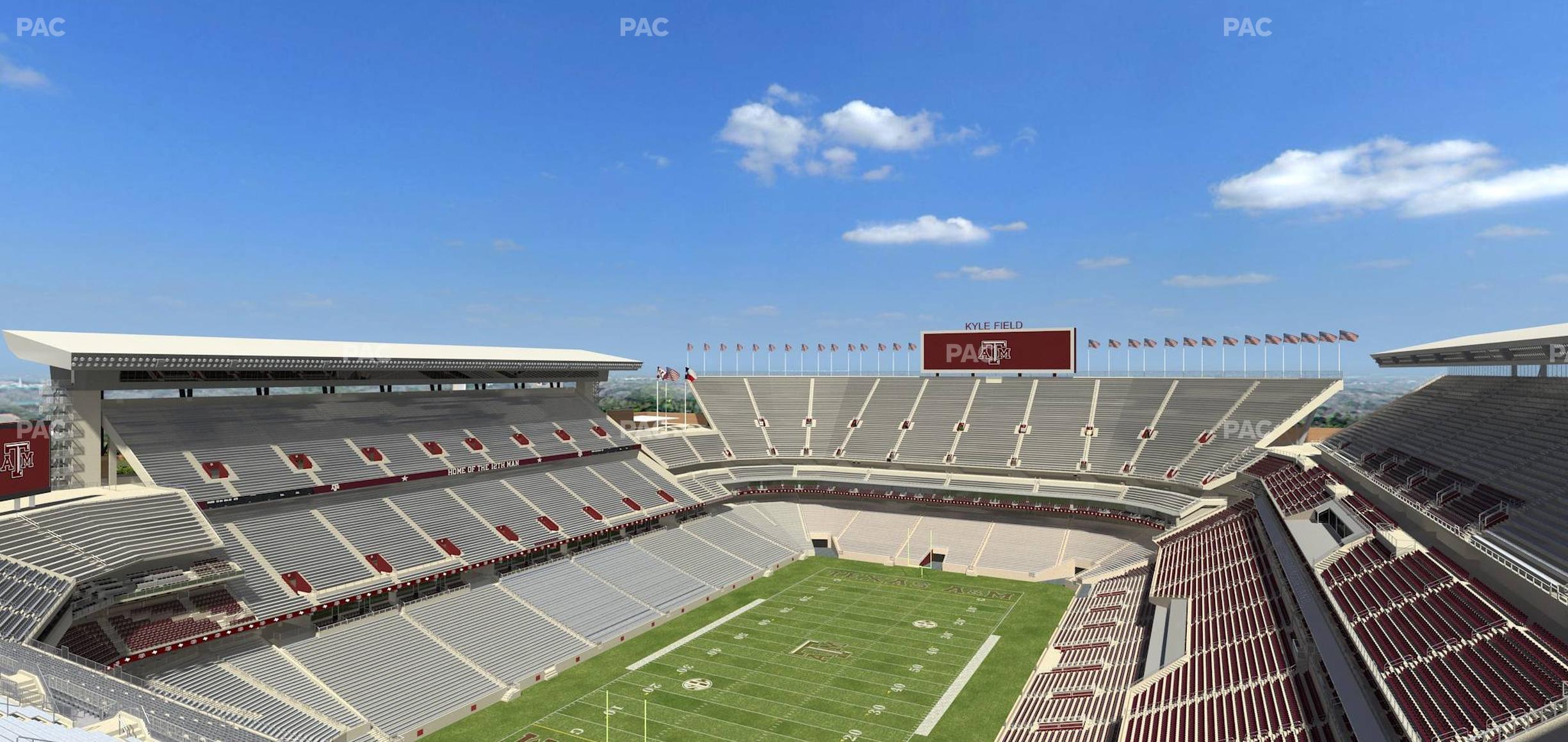 Seating view for Kyle Field Section 410