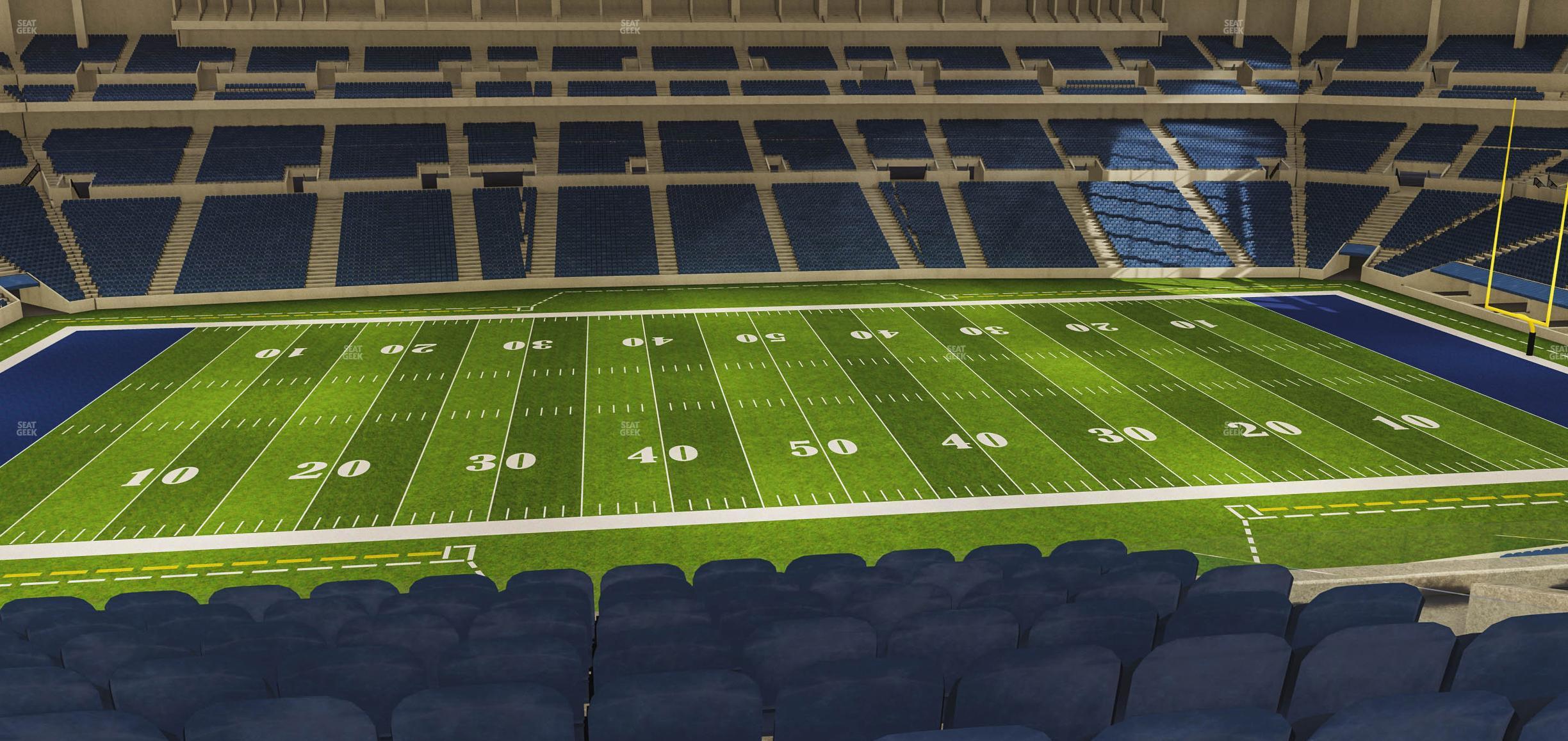 Seating view for Lucas Oil Stadium Section 441