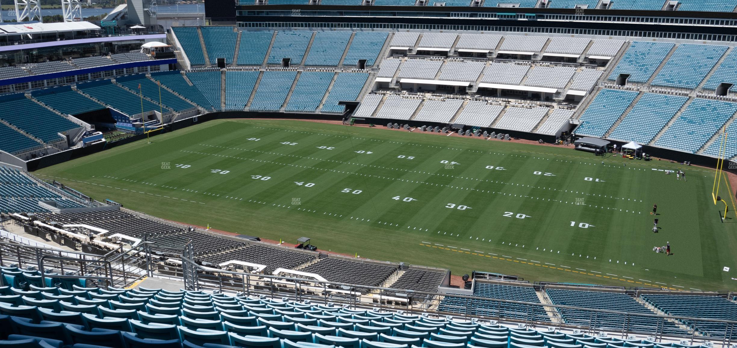 Seating view for EverBank Stadium Section 433