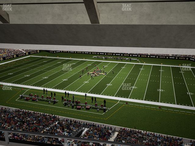 Seating view for Caesars Superdome Section Suite 412