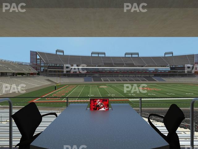 Seating view for TDECU Stadium Section Loge Box 42