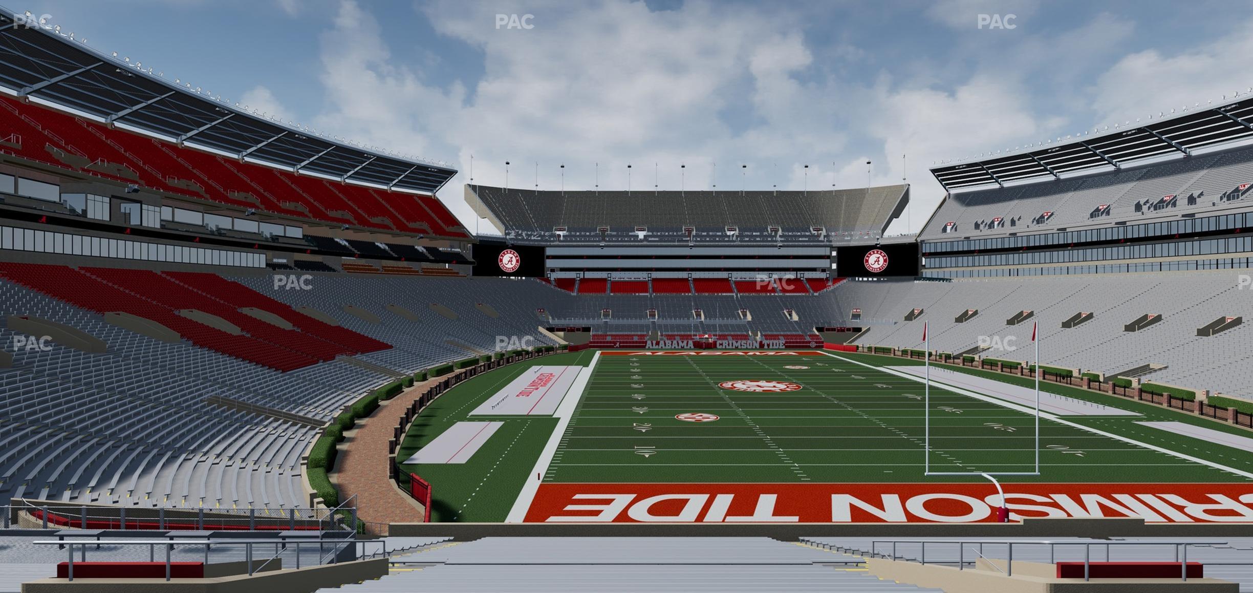 Seating view for Bryant Denny Stadium Section S 6