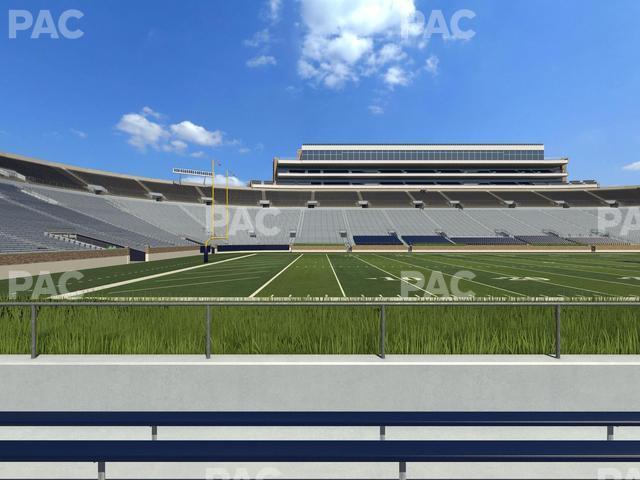 Seating view for Notre Dame Stadium Section 31