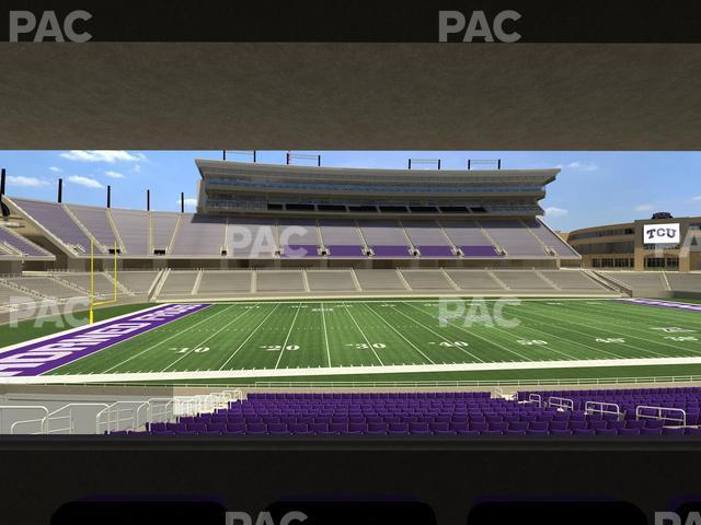 Seating view for Amon G. Carter Stadium Section Founders Suite 6