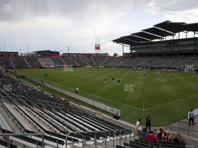 Seating view for Dick's Sporting Goods Park Section 100