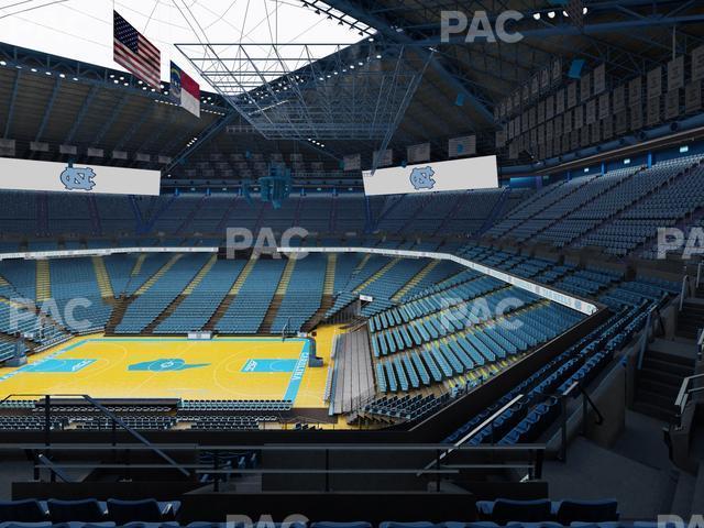 Seating view for Dean Smith Center Section 211