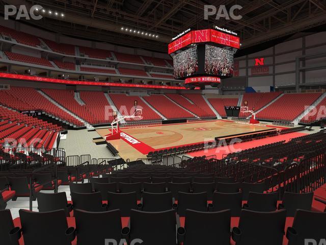 Seating view for Pinnacle Bank Arena Section 109