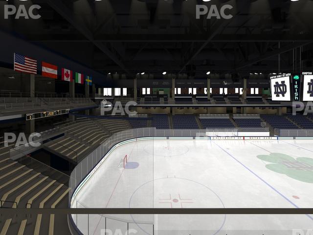 Seating view for Compton Family Ice Arena Section 107