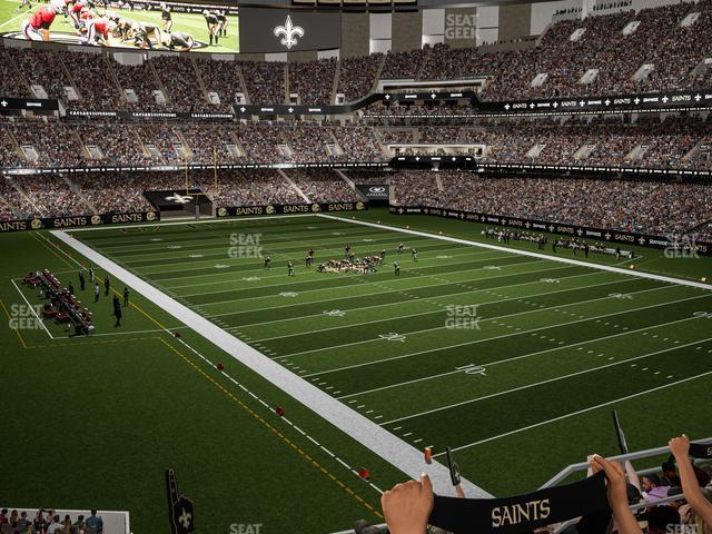 Seating view for Caesars Superdome Section 304 C