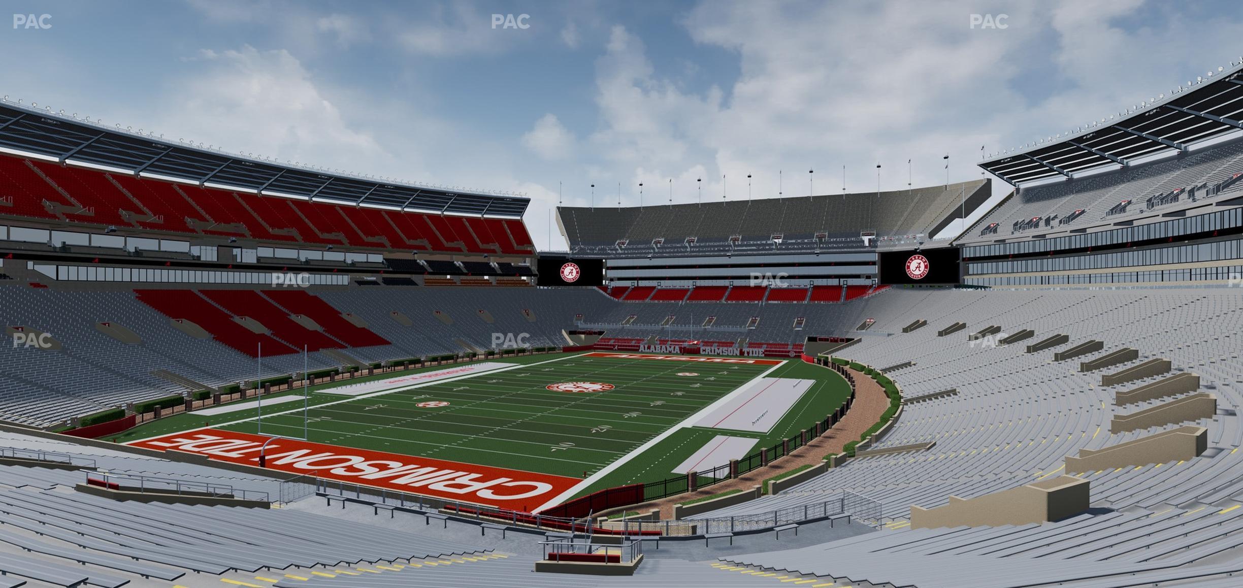 Seating view for Bryant Denny Stadium Section S 1