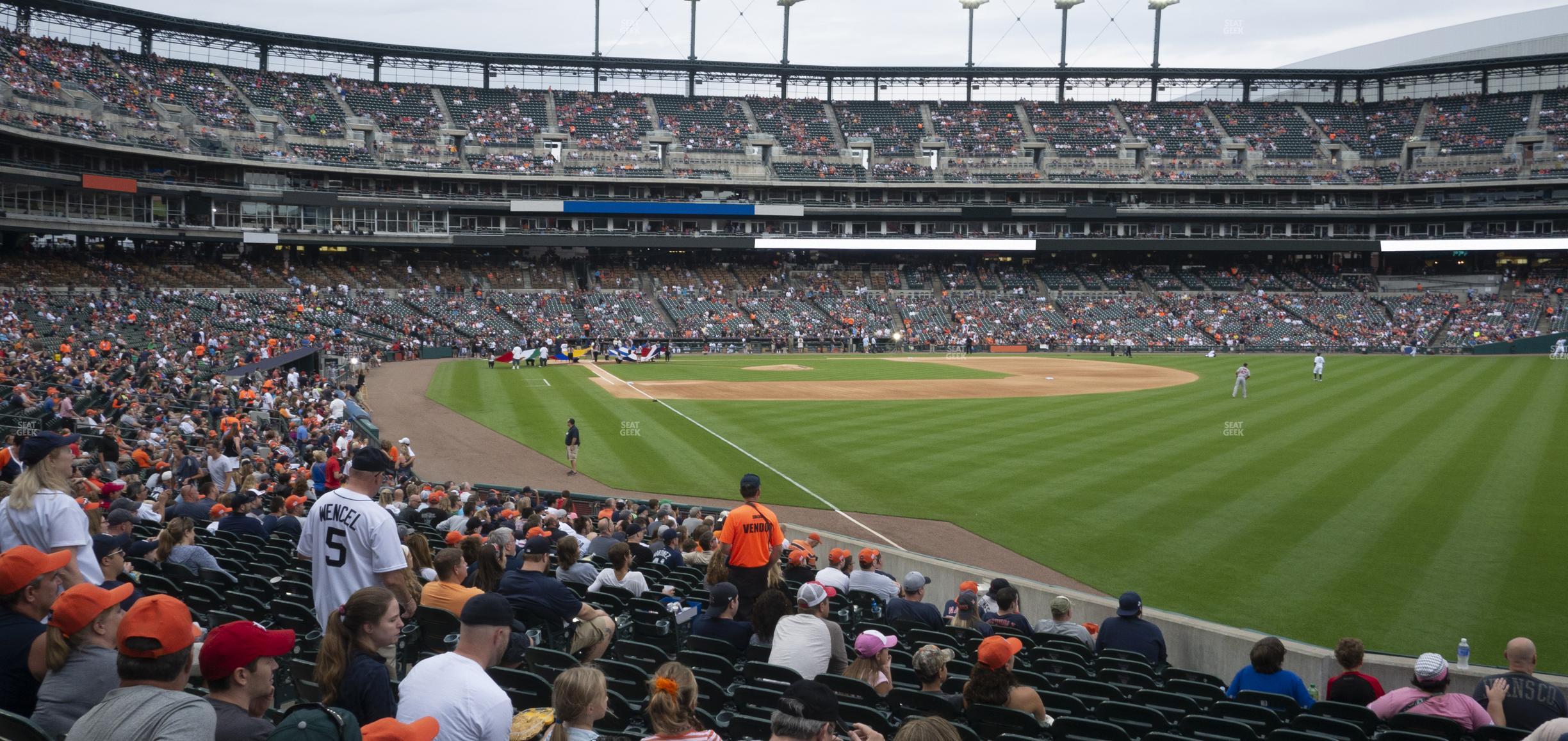 Seating view for Comerica Park Section 113