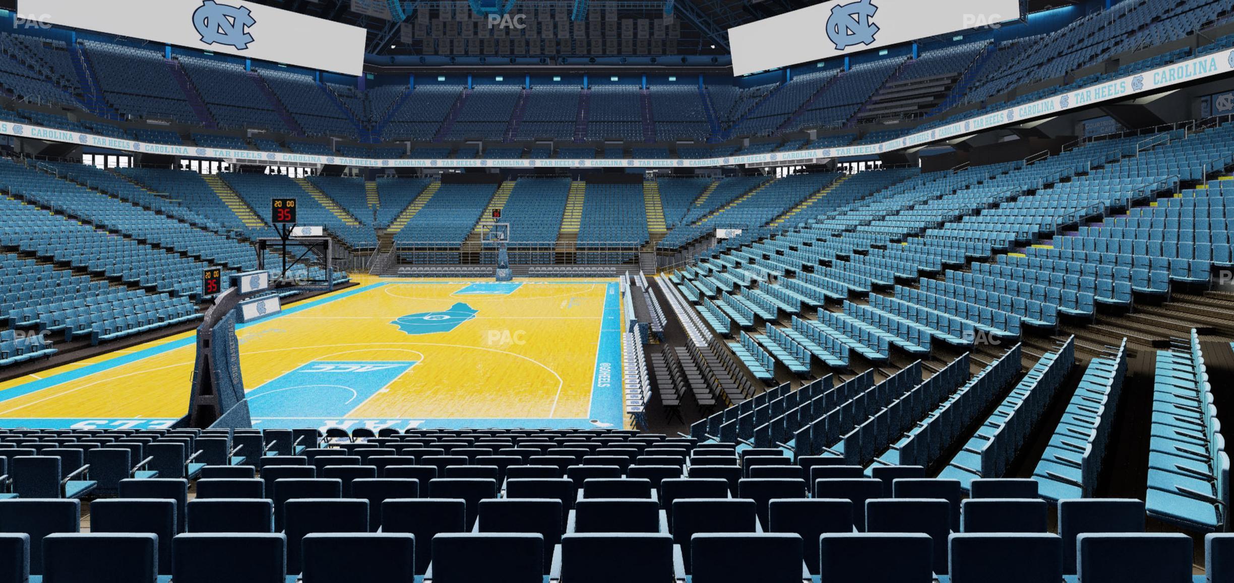 Seating view for Dean Smith Center Section 101