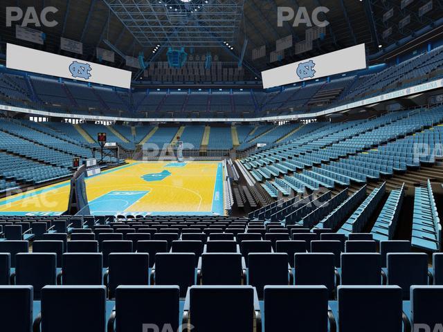 Seating view for Dean Smith Center Section 101