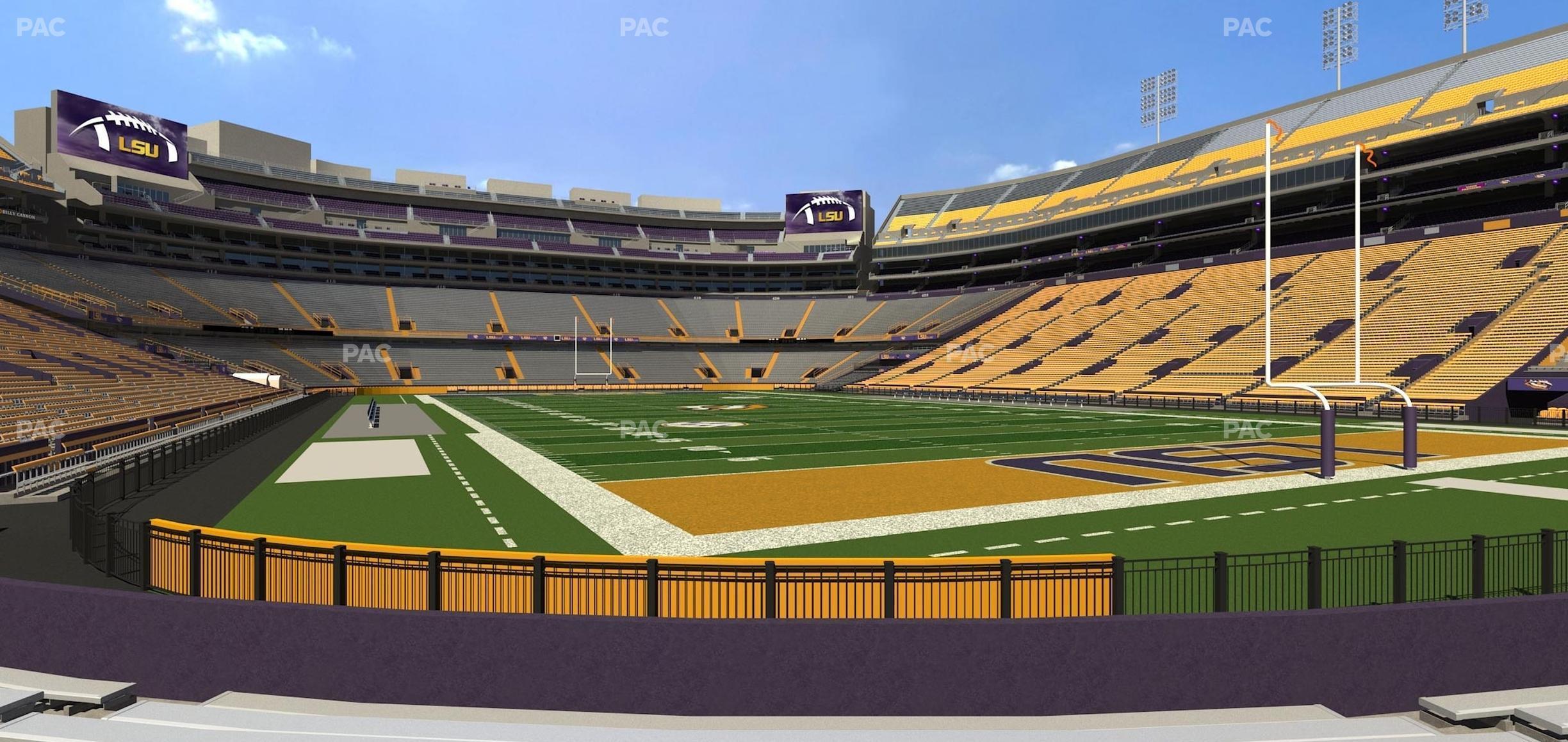 Seating view for Tiger Stadium Section 208