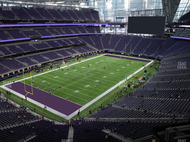 Seating view for U.S. Bank Stadium Section 320