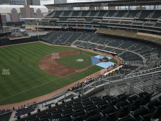 Seating view for Target Field Section 325