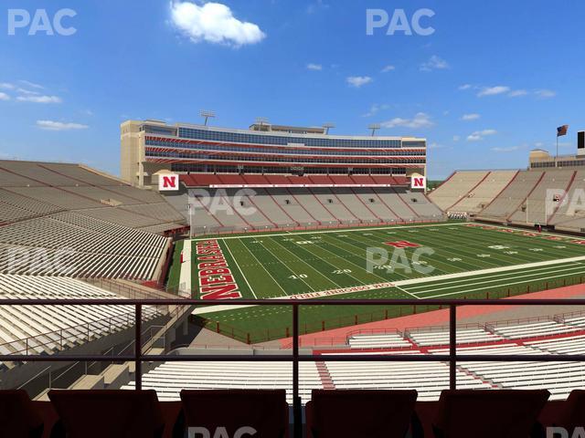 Seating view for Memorial Stadium Nebraska Section 211