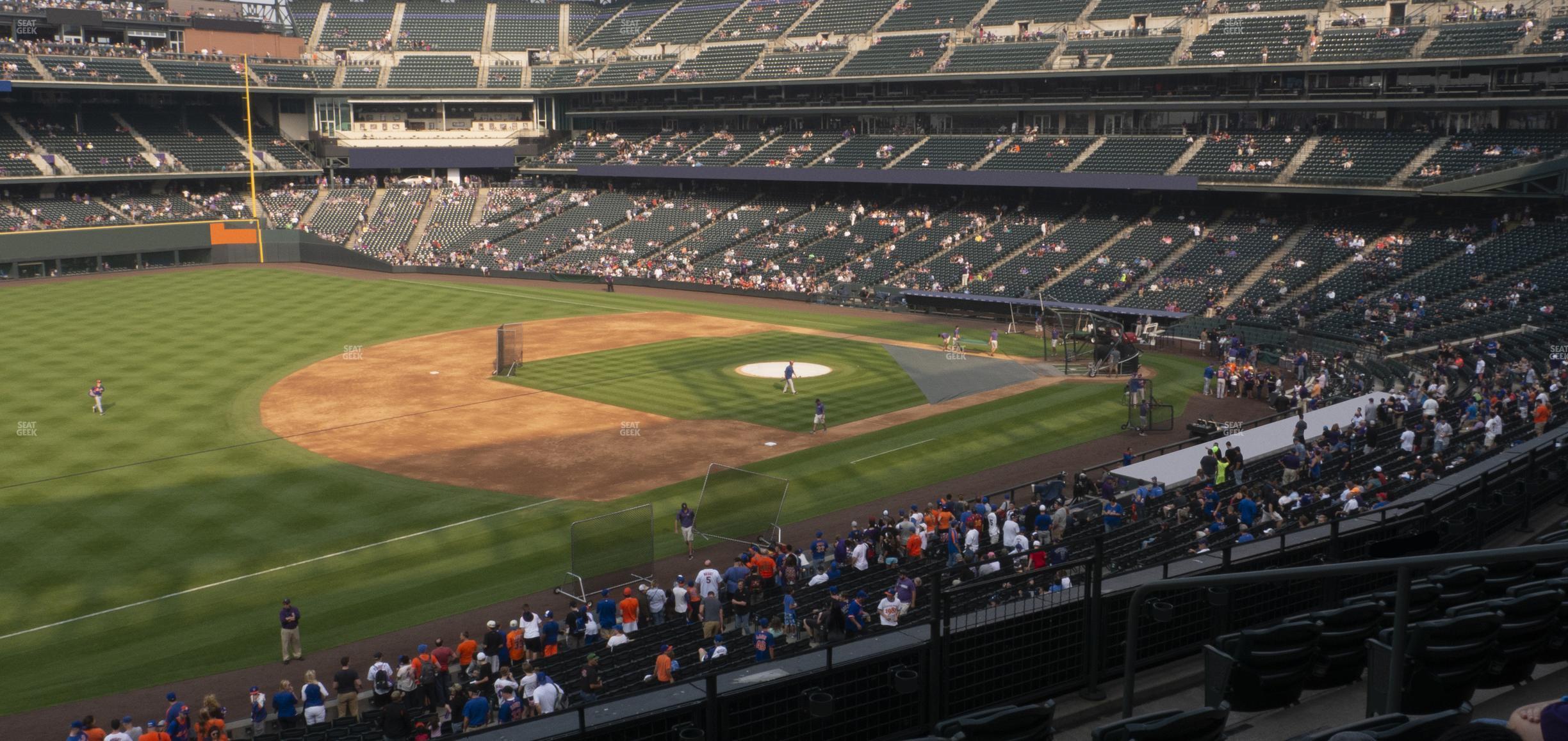 Seating view for Coors Field Section 244