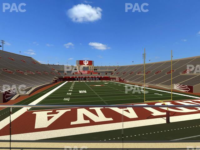 Seating view for Memorial Stadium - Indiana Section Suite 38