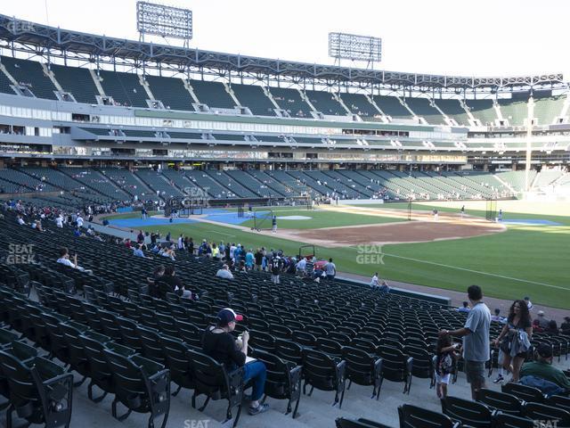 Seating view for Guaranteed Rate Field Section 116