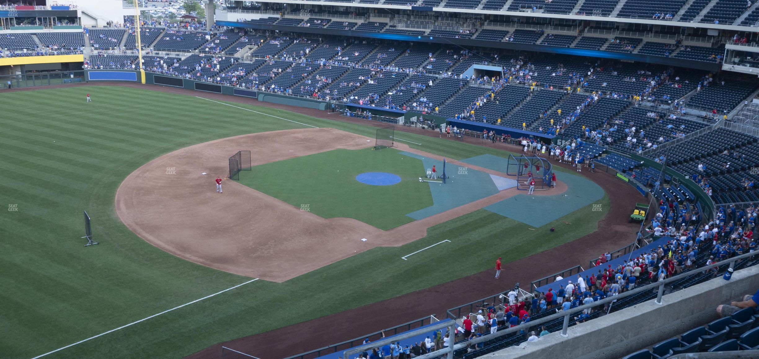 Seating view for Kauffman Stadium Section 406