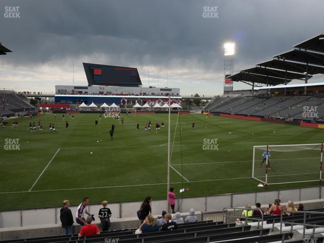 Seating view for Dick's Sporting Goods Park Section 119