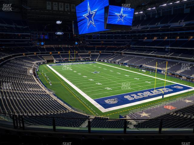 Seating view for AT&T Stadium Section 327