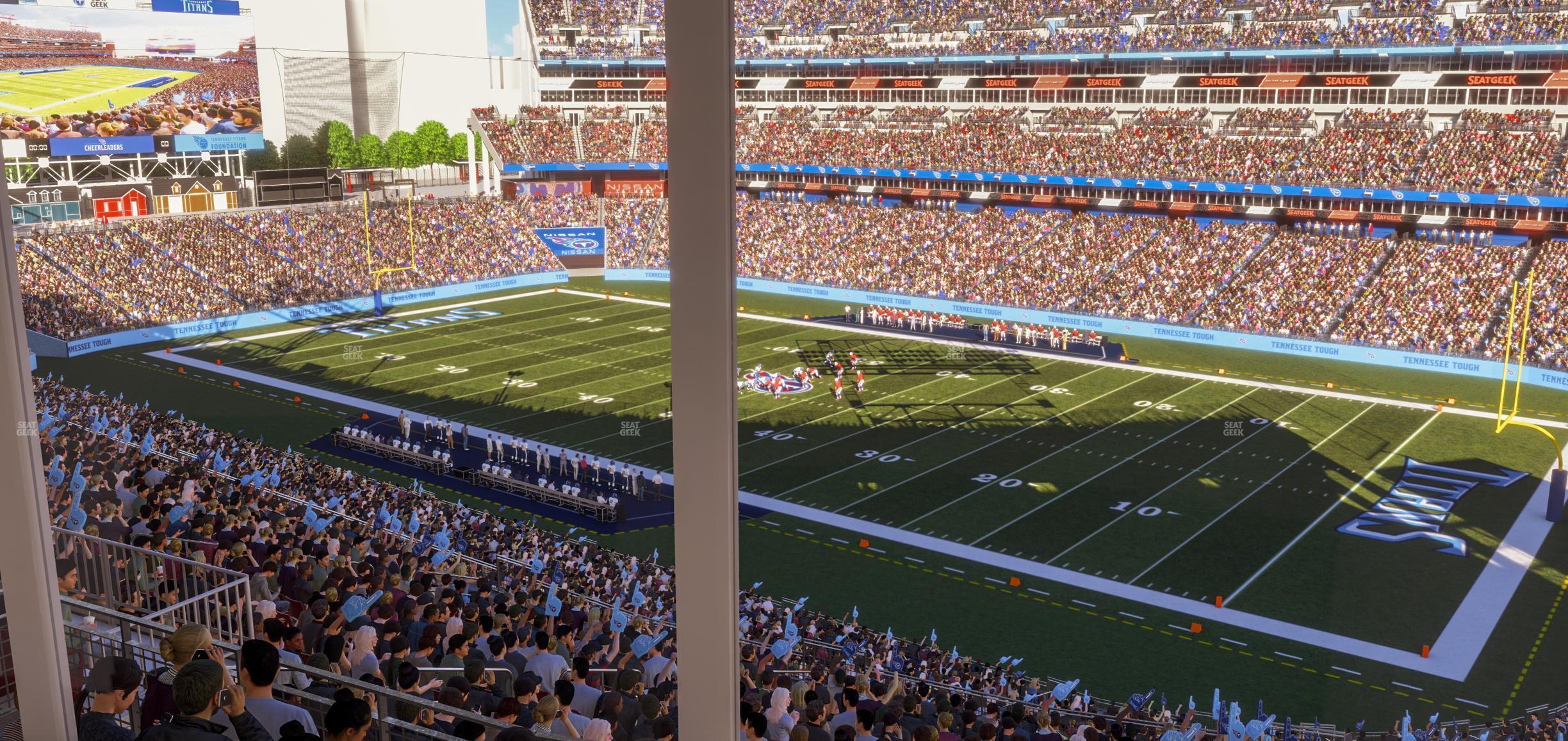 Seating view for Nissan Stadium Section Suite 557 W