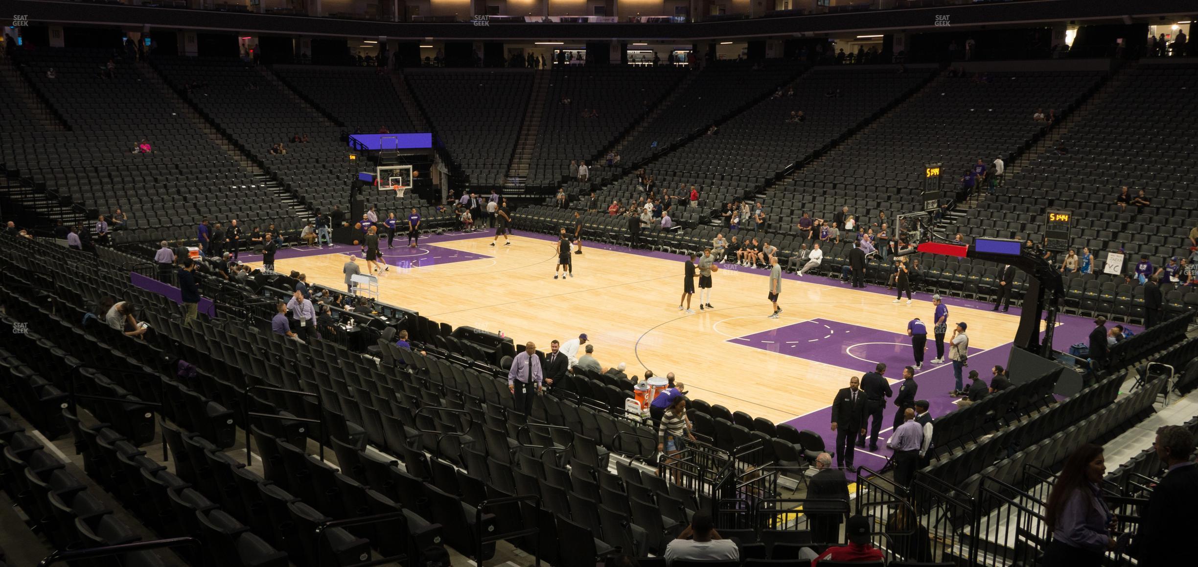 Seating view for Golden 1 Center Section 104