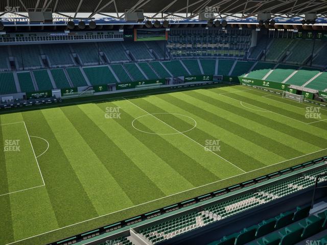 Seating view for Providence Park Section East Vista 2