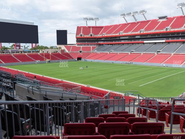 Seating view for Raymond James Stadium Section 242