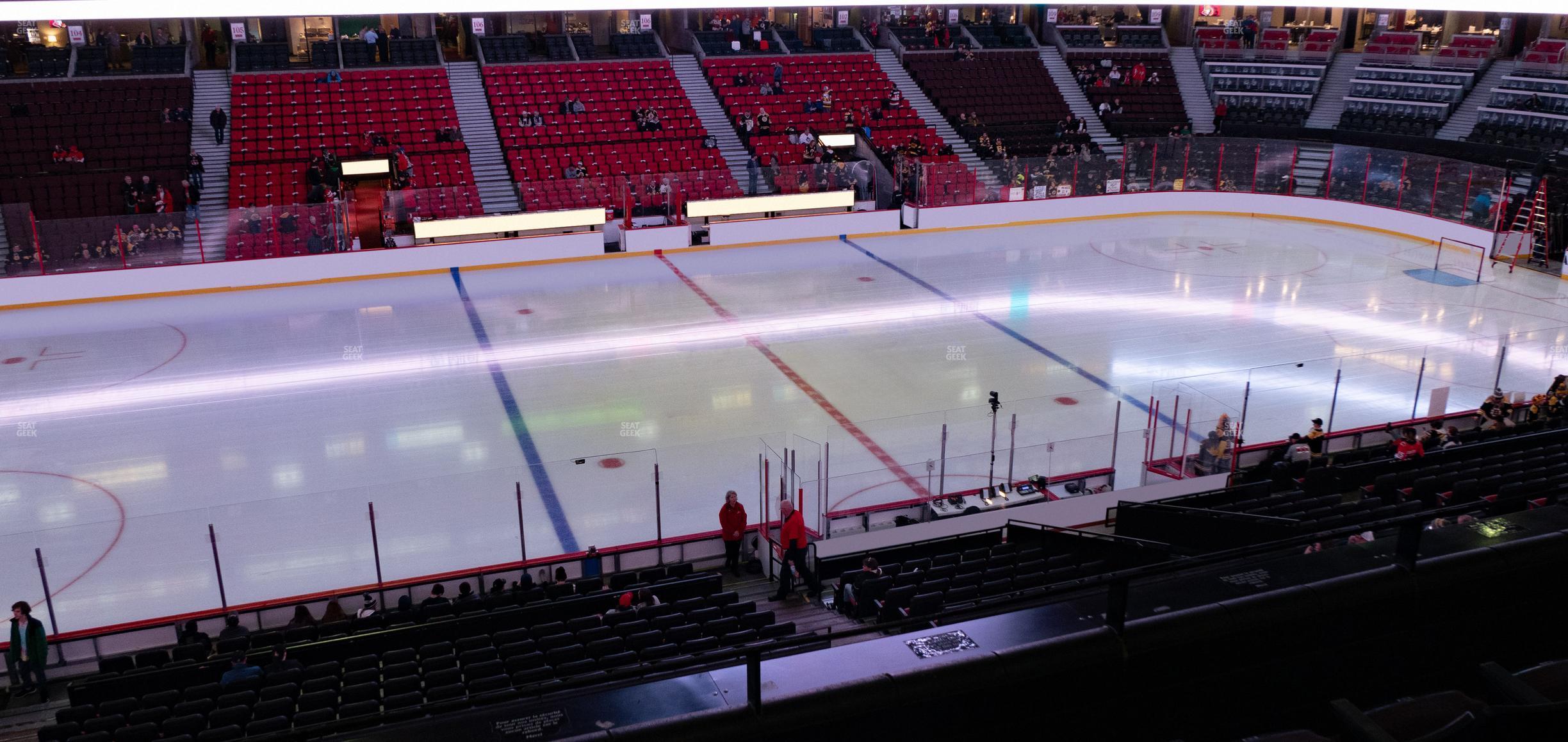 Seating view for Canadian Tire Centre Section 223