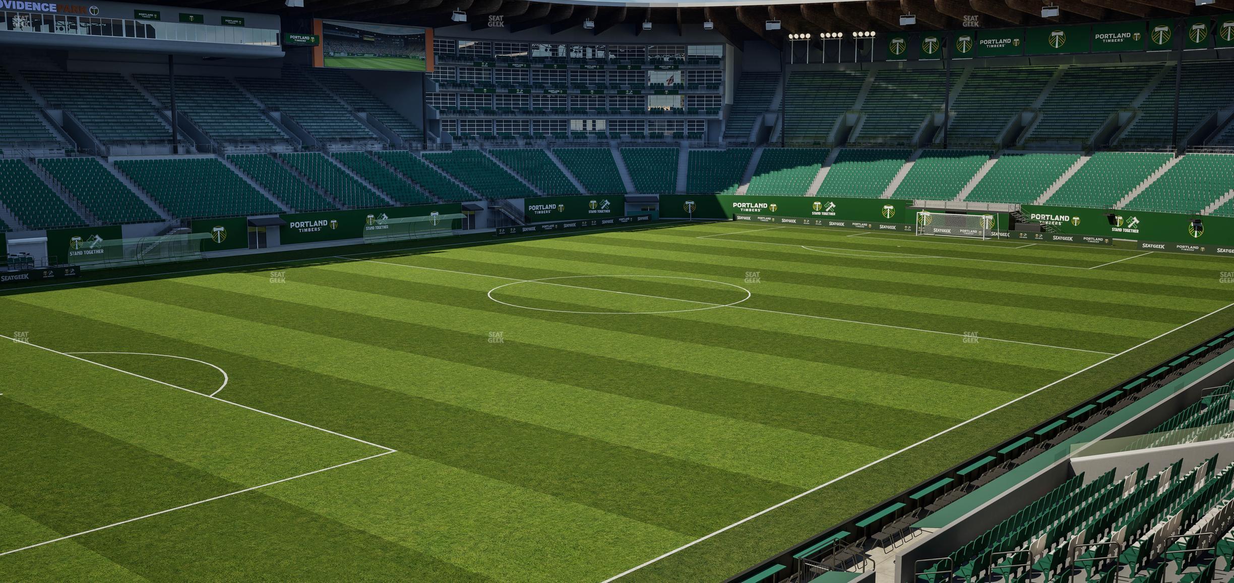 Seating view for Providence Park Section Loge 7