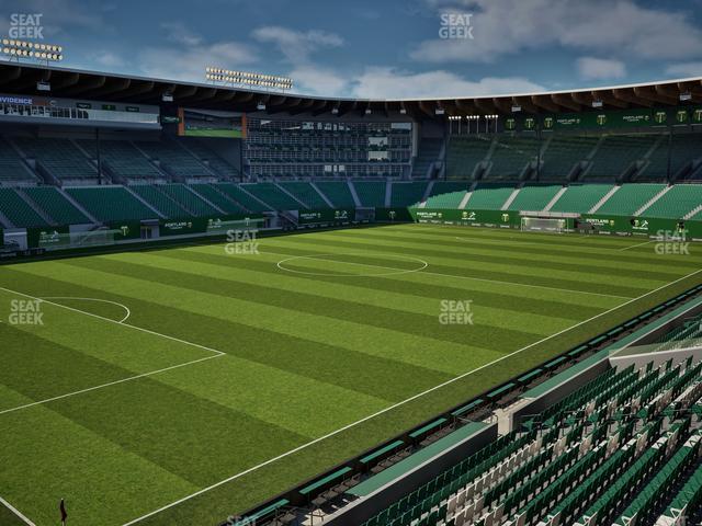 Seating view for Providence Park Section Loge 7