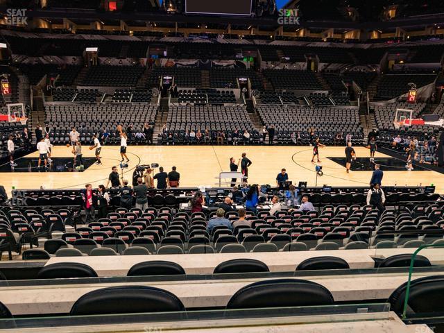 Seating view for Frost Bank Center Section Box 13