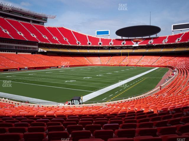 Seating view for GEHA Field at Arrowhead Stadium Section 107