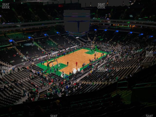 Seating view for TD Garden Section Balcony 305