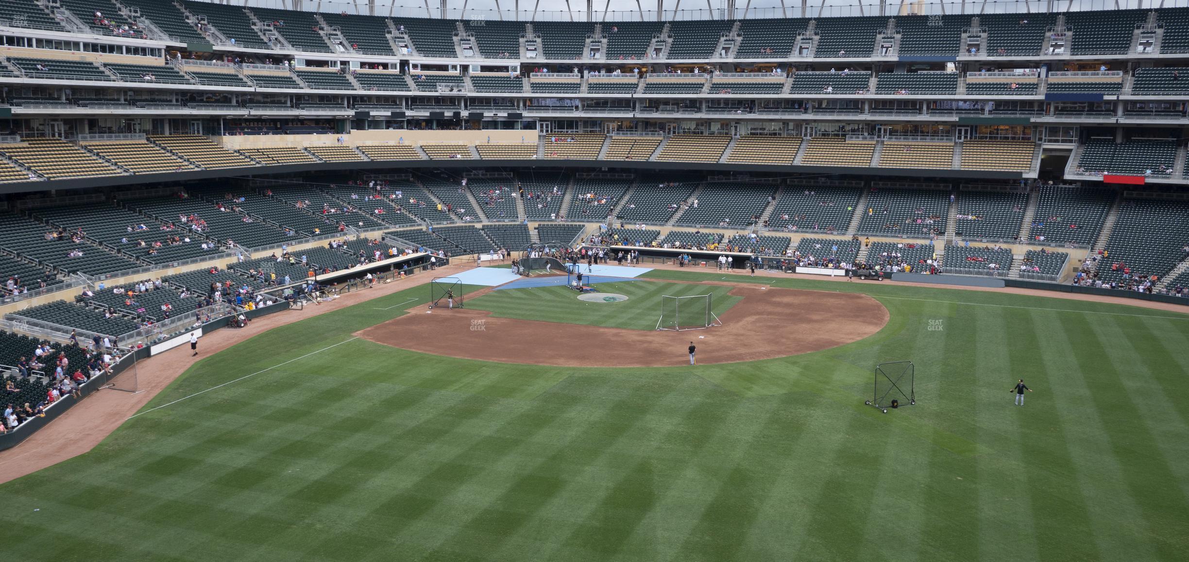 Seating view for Target Field Section 239