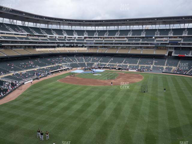 Seating view for Target Field Section 239