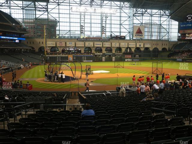 Seating view for Minute Maid Park Section 122