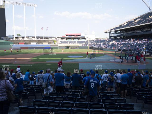 Seating view for Kauffman Stadium Section 122