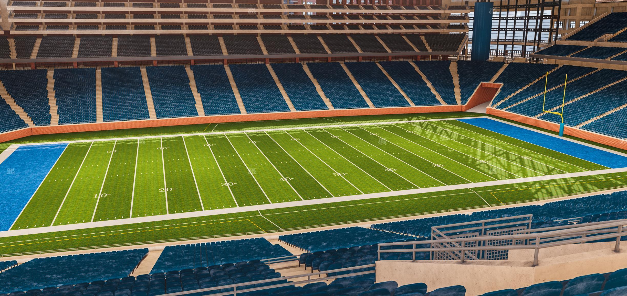 Seating view for Ford Field Section 329