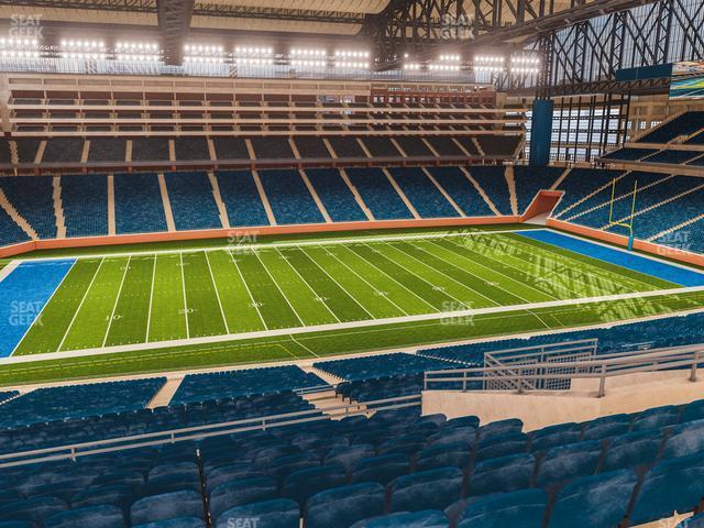 Seating view for Ford Field Section 329