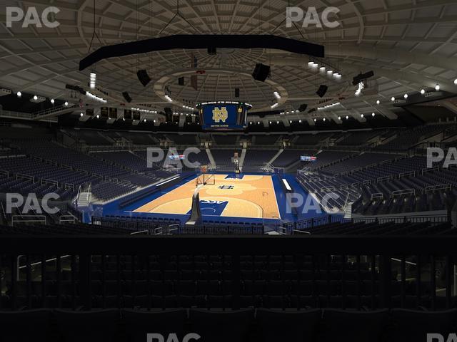 Seating view for Purcell Pavilion at the Joyce Center Section 105